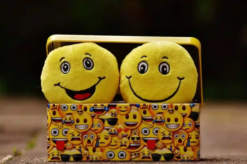 A box full of emojis