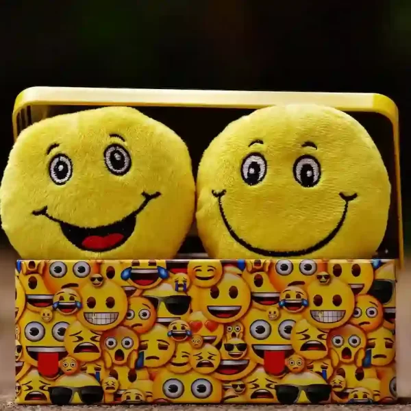 A box full of emojis