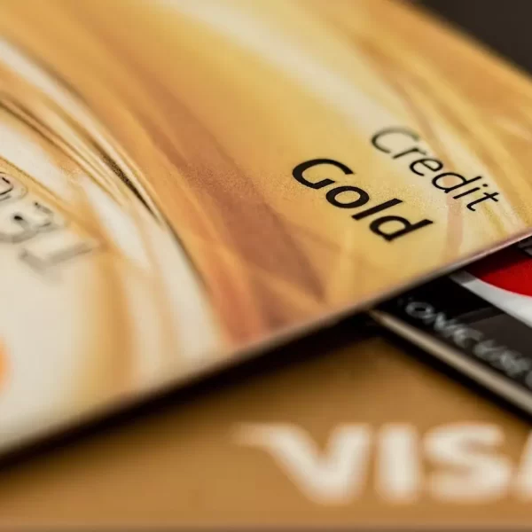 close up photography of two credit cards