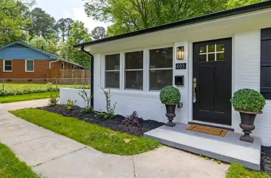 Front exterior of family home